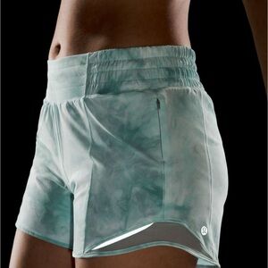 high rise tye dye lululemon shorts